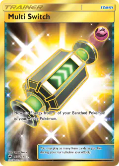 Multi Switch Rare Secret card from Burning Shadows