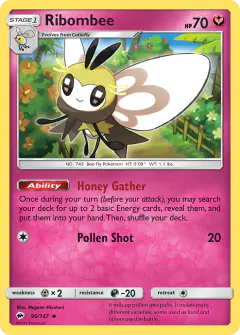 Ribombee Uncommon card from Burning Shadows