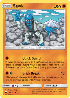 Sawk Common card from Burning Shadows