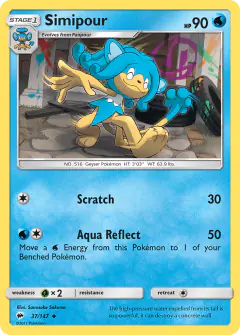 Simipour Uncommon card from Burning Shadows