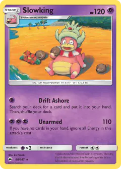 Slowking Rare card from Burning Shadows