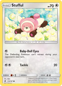 Stufful Common card from Burning Shadows