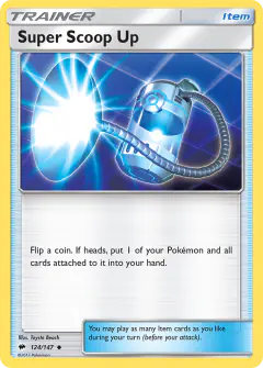 Super Scoop Up Uncommon card from Burning Shadows