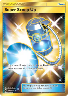Super Scoop Up Rare Secret card from Burning Shadows