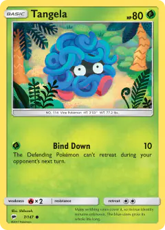 Tangela Common card from Burning Shadows