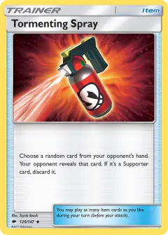 Tormenting Spray Uncommon card from Burning Shadows