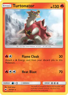Turtonator Rare card from Burning Shadows