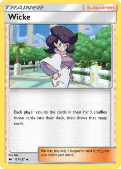 Wicke Uncommon card from Burning Shadows