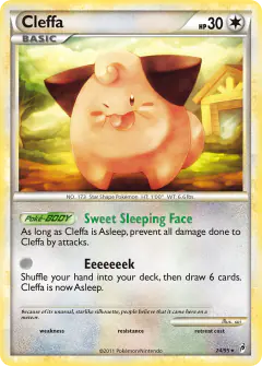 Cleffa Rare card from Call of Legends