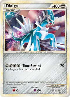 Dialga Rare Holo card from Call of Legends