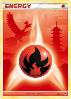 Fire Energy Common card from Call of Legends