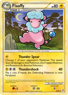 Flaaffy Uncommon card from Call of Legends