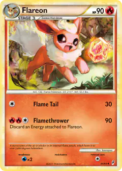 Flareon Uncommon card from Call of Legends