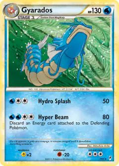 Gyarados Rare Holo card from Call of Legends