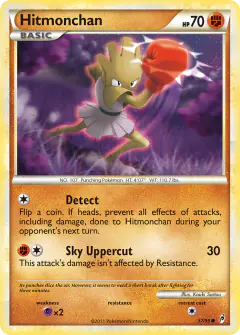 Hitmonchan Common card from Call of Legends