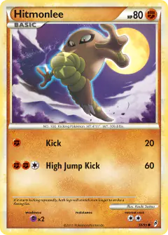 Hitmonlee Common card from Call of Legends