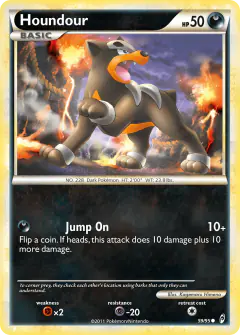 Houndour Common card from Call of Legends