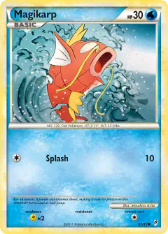Magikarp Common card from Call of Legends