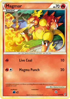 Magmar Common card from Call of Legends