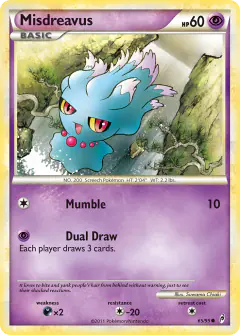Misdreavus Common card from Call of Legends