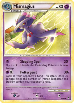Mismagius Rare card from Call of Legends