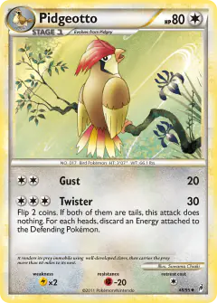 Pidgeotto Uncommon card from Call of Legends