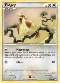 Pidgey Common card from Call of Legends