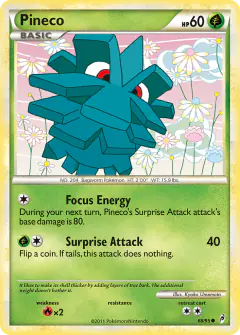 Pineco Common card from Call of Legends