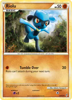 Riolu Uncommon card from Call of Legends