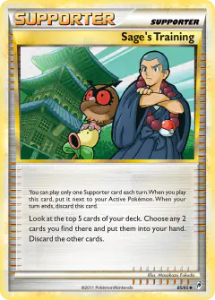 Sage's Training Uncommon card from Call of Legends