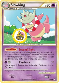Slowking Rare card from Call of Legends