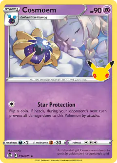 Cosmoem Rare card from Celebrations