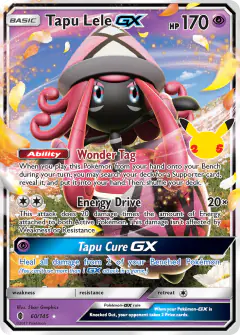 Tapu Lele-GX Classic Collection card from Celebrations