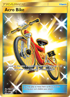 Acro Bike Rare Secret card from Celestial Storm