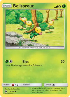 Bellsprout Common card from Celestial Storm