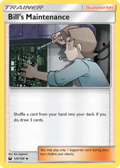 Bill's Maintenance Uncommon card from Celestial Storm