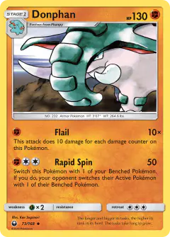 Donphan Uncommon card from Celestial Storm