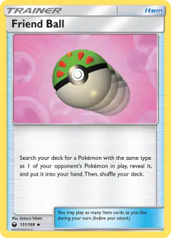 Friend Ball Uncommon card from Celestial Storm