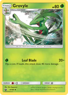 Grovyle Uncommon card from Celestial Storm