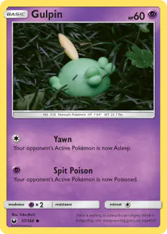 Gulpin Common card from Celestial Storm