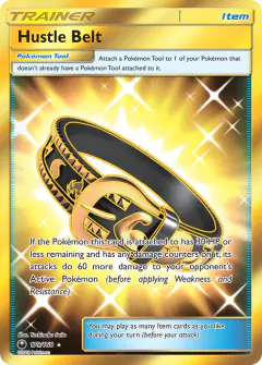 Hustle Belt Rare Secret card from Celestial Storm