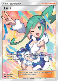 Lisia Rare Ultra card from Celestial Storm