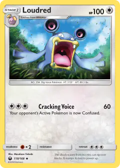 Loudred Uncommon card from Celestial Storm