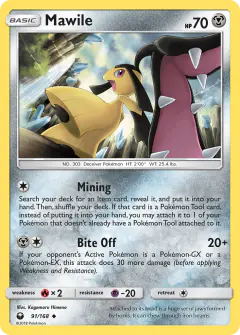 Mawile Uncommon card from Celestial Storm