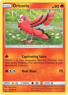 Oricorio Uncommon card from Celestial Storm