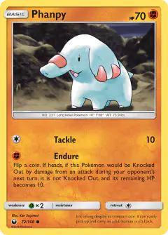 Phanpy Common card from Celestial Storm