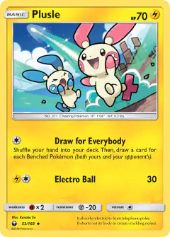 Plusle Uncommon card from Celestial Storm