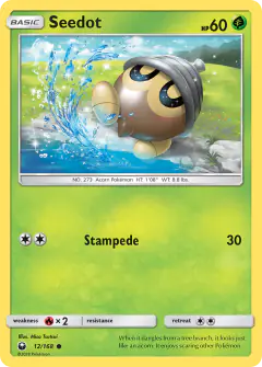Seedot Common card from Celestial Storm