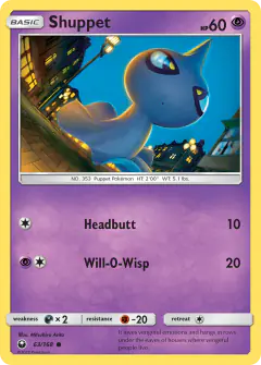 Shuppet Common card from Celestial Storm