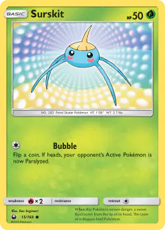 Surskit Common card from Celestial Storm